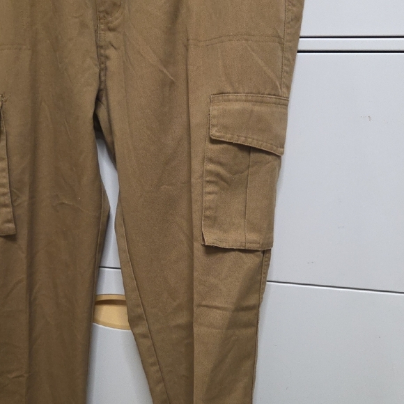 Denim & Rivets Men's Brown Cargo Pants Size 36 Classic Utility Workwear - Picture 4 of 8